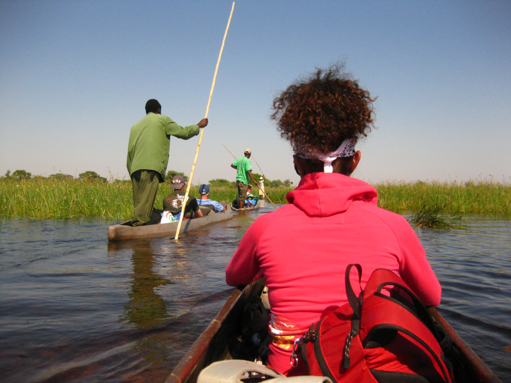 Me in the delta okavango delta